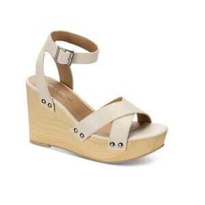 Sun + Stone Wedge Heel Platform Sandal Pumps / NEW / Size 11